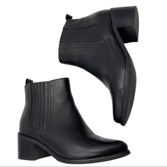 Blondo Women's Laureece Waterproof Booties black leather size 6.5 - Picture 3 of 15